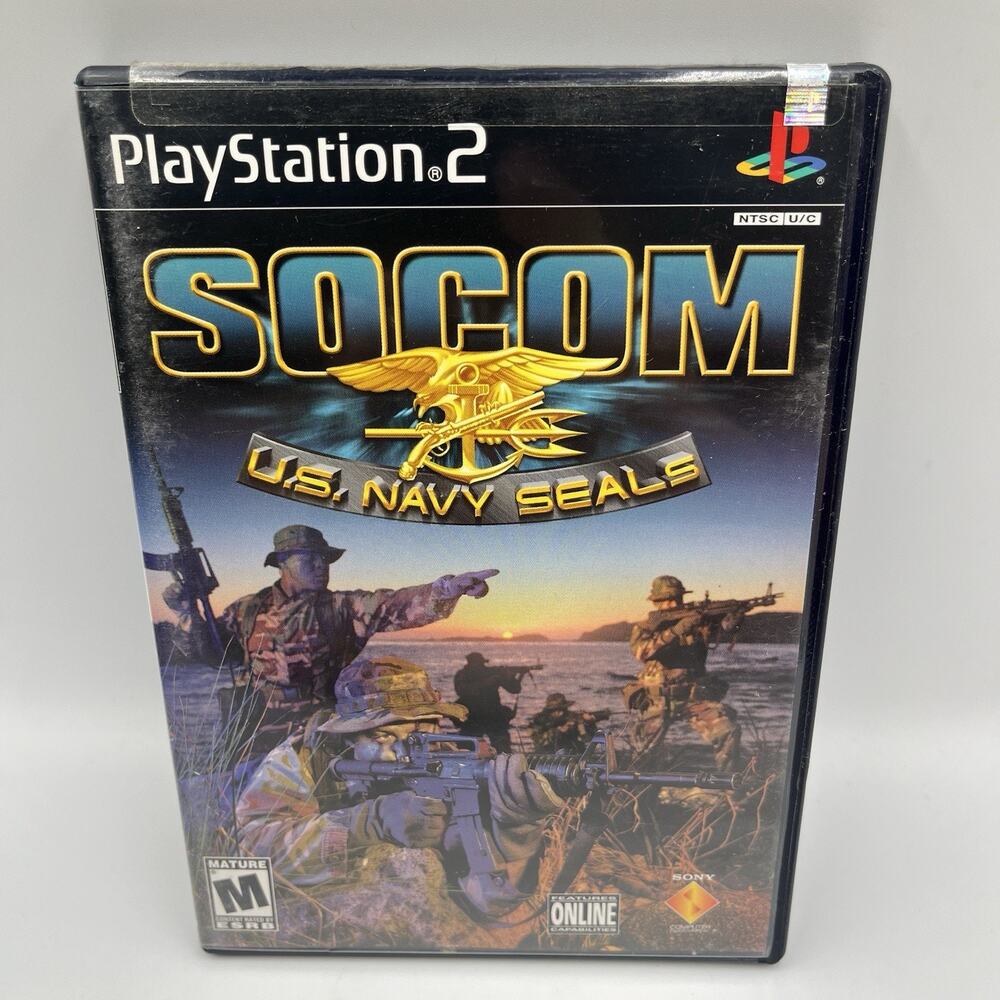 SOCOM US Navy Seals PS2 PlayStation 2 + Reg Card - Complete CIB